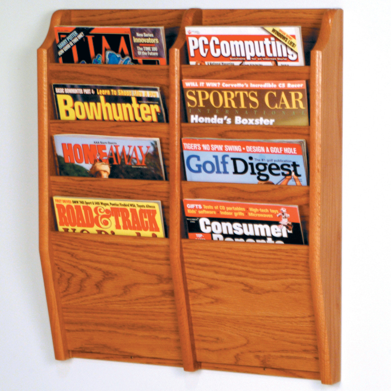 Cascade 8 Pocket Magazine Rack