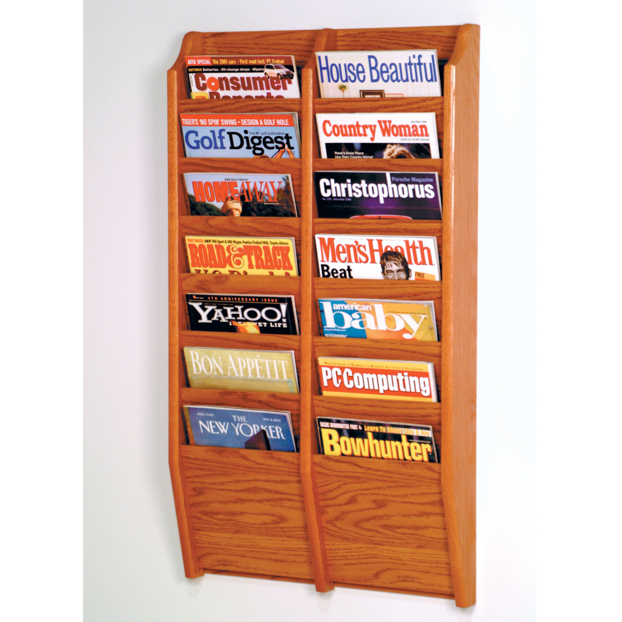 Cascade 14 Pocket Magazine Rack