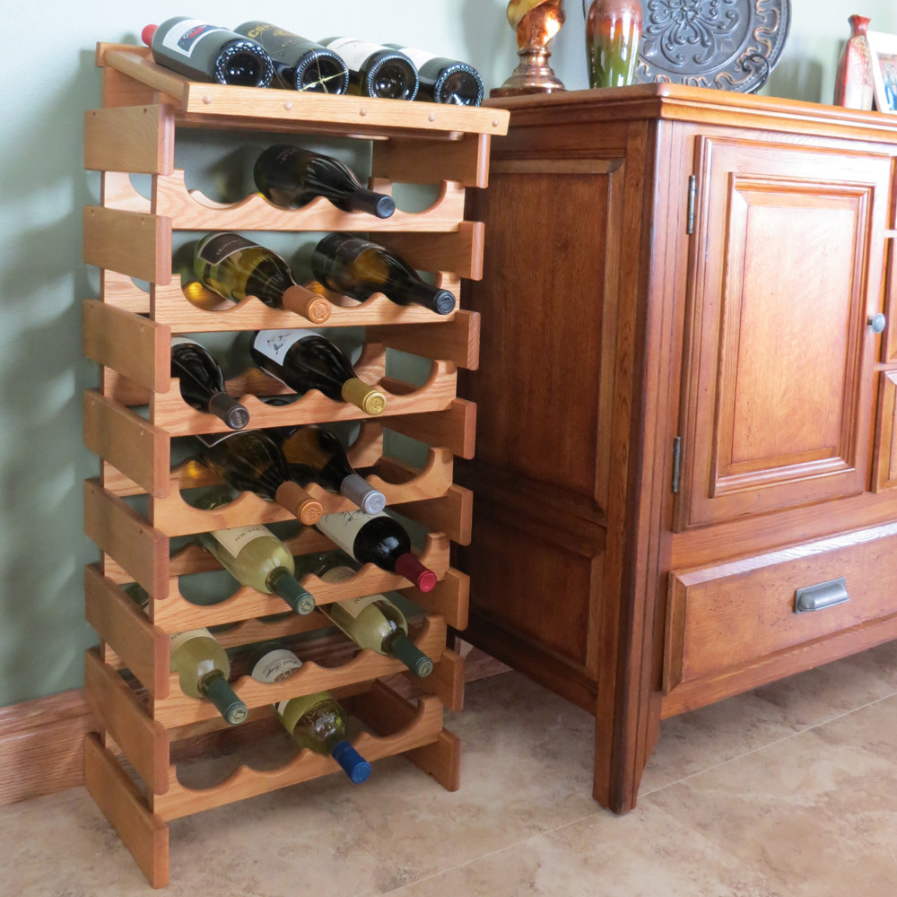 6 Bottle Dakota Wine Rack with Display Top