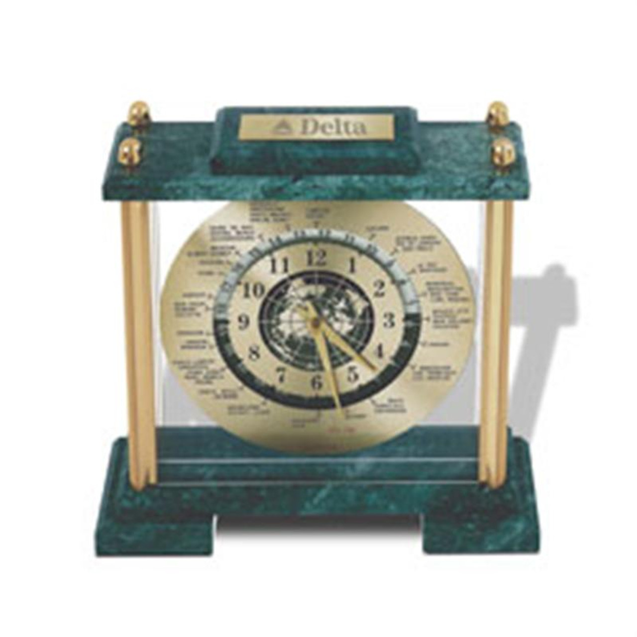 The Aristocrat World Time Clock with Plate