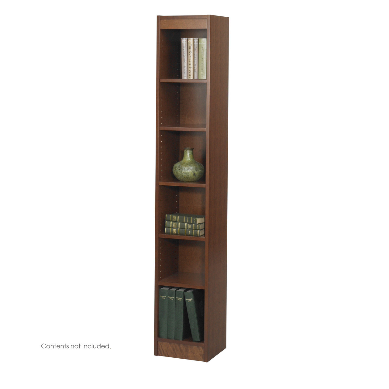 6-Shelf Veneer Baby Bookcase, 12"W