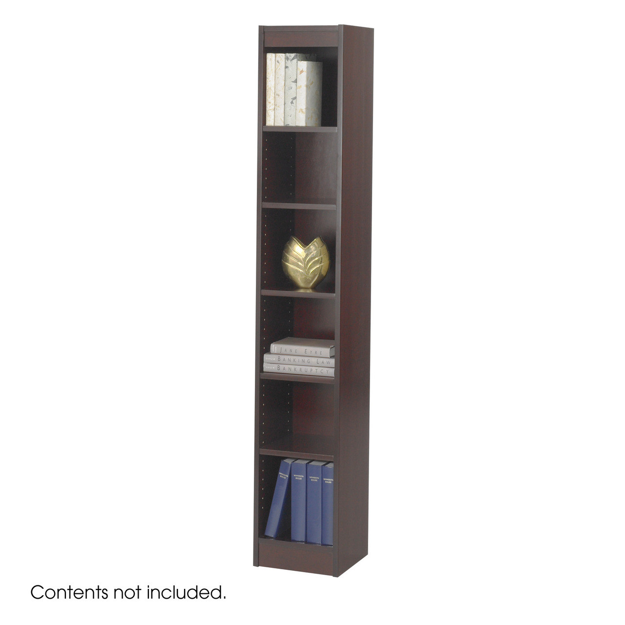 6-Shelf Veneer Baby Bookcase, 12"W