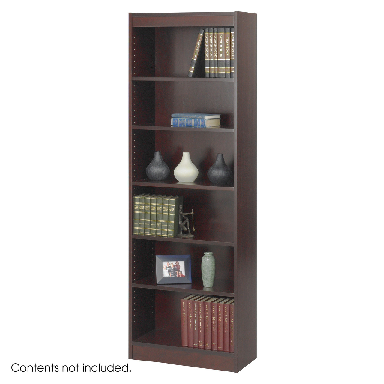 6-Shelf Veneer Baby Bookcase, 24"W