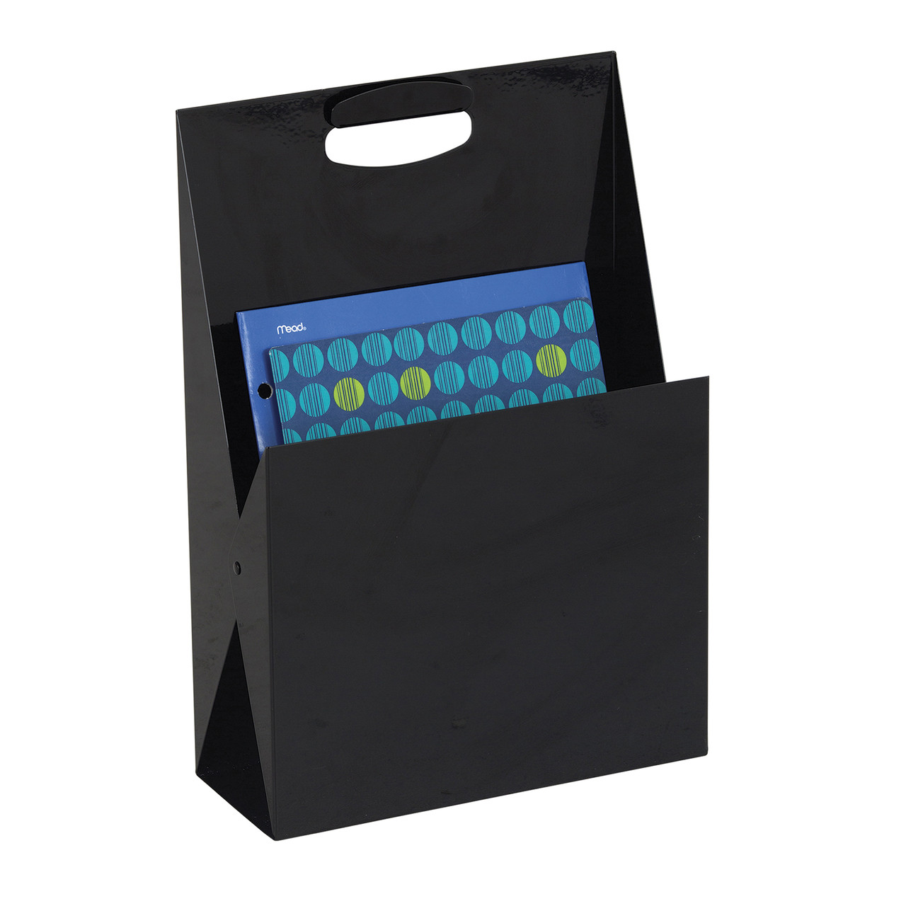 Portable Steel File Tote & Desktop Organizer