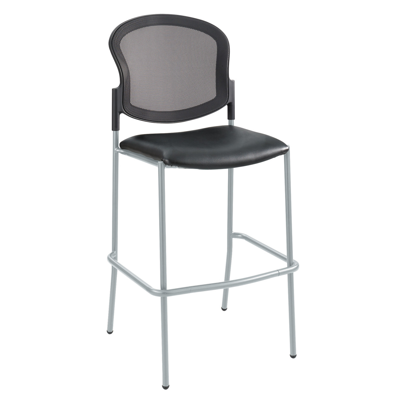 Diaz Bistro-Height Mesh Back - Black Vinyl