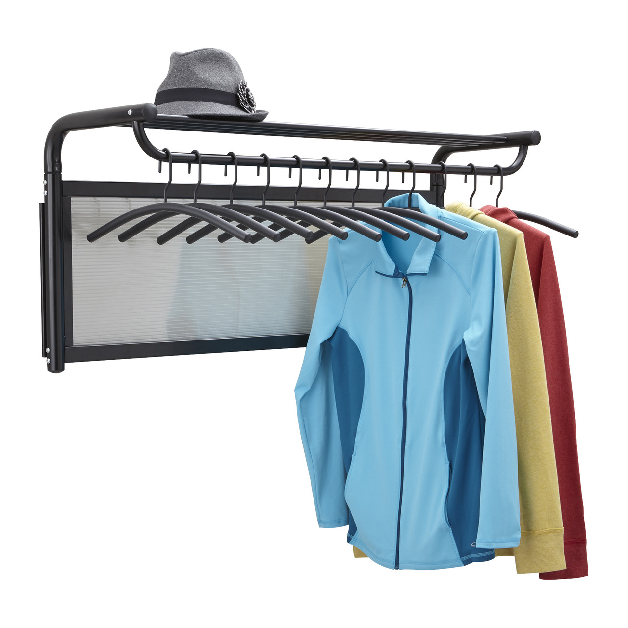 Impromptu Coat Wall Rack with Hangers