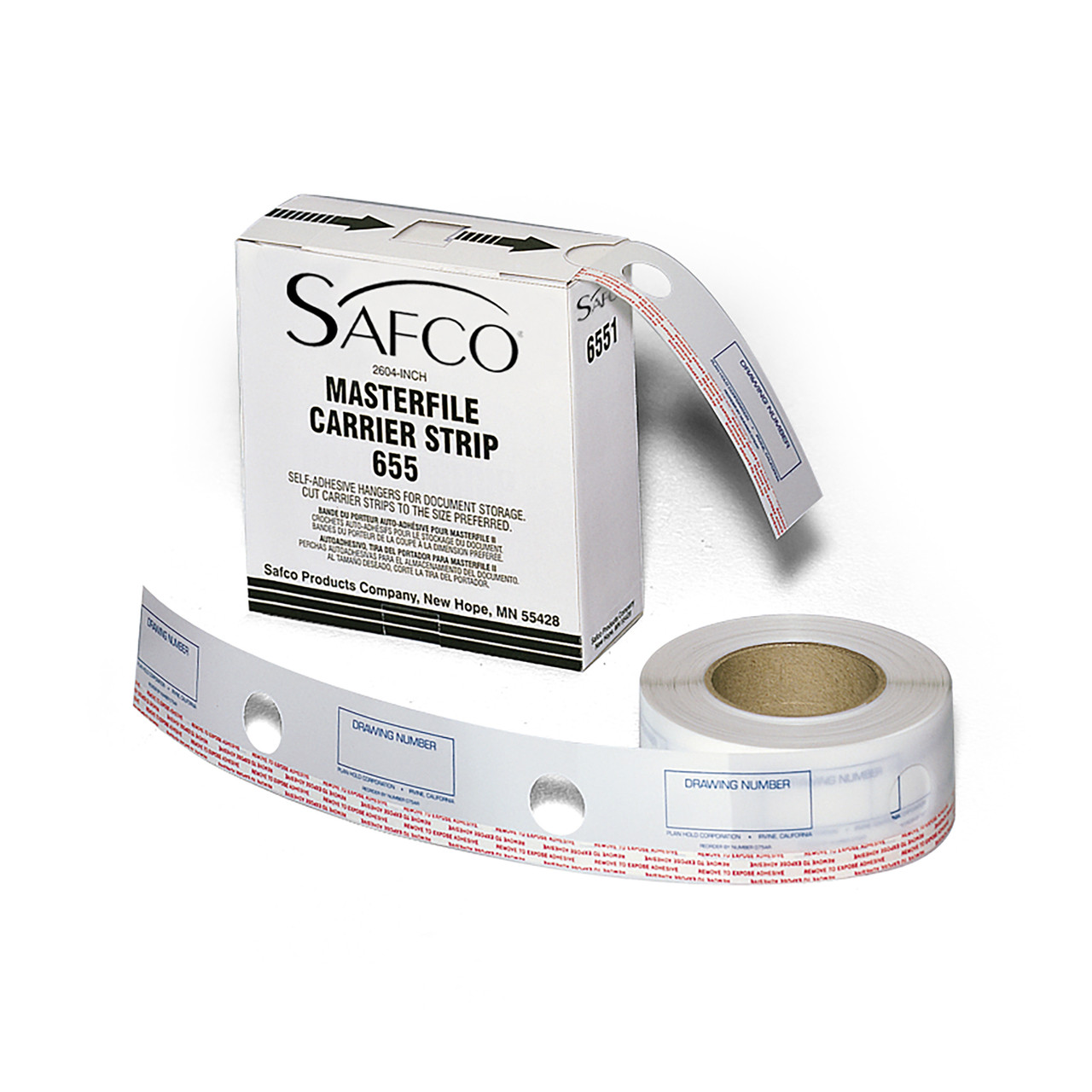 2-1/4"W Polyester Carrier Strips for MasterFile 2