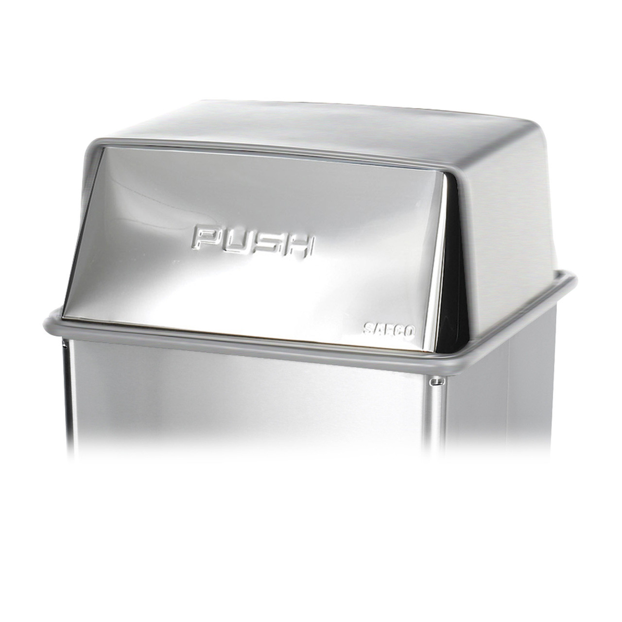 Stainless Steel Push-Top Lid for 36-Gal. Base