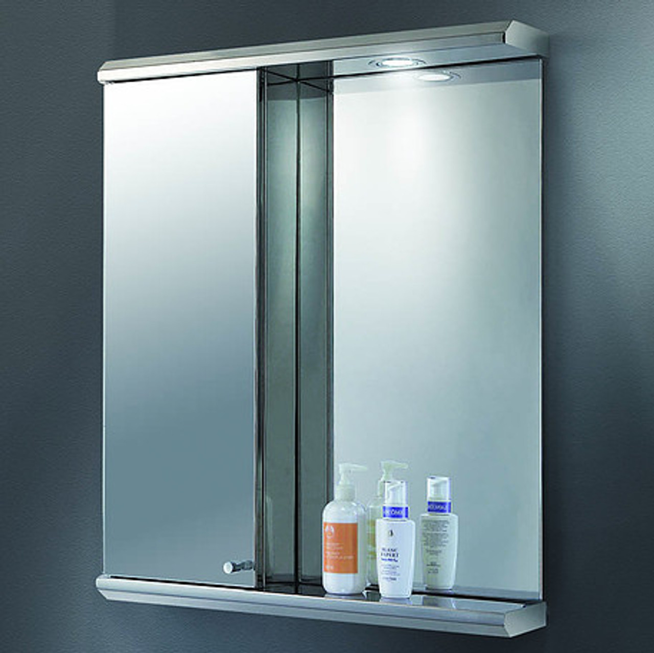 Ketcham Dual Door Medicine Cabinets Stainless Steel Series Combo Cabinets