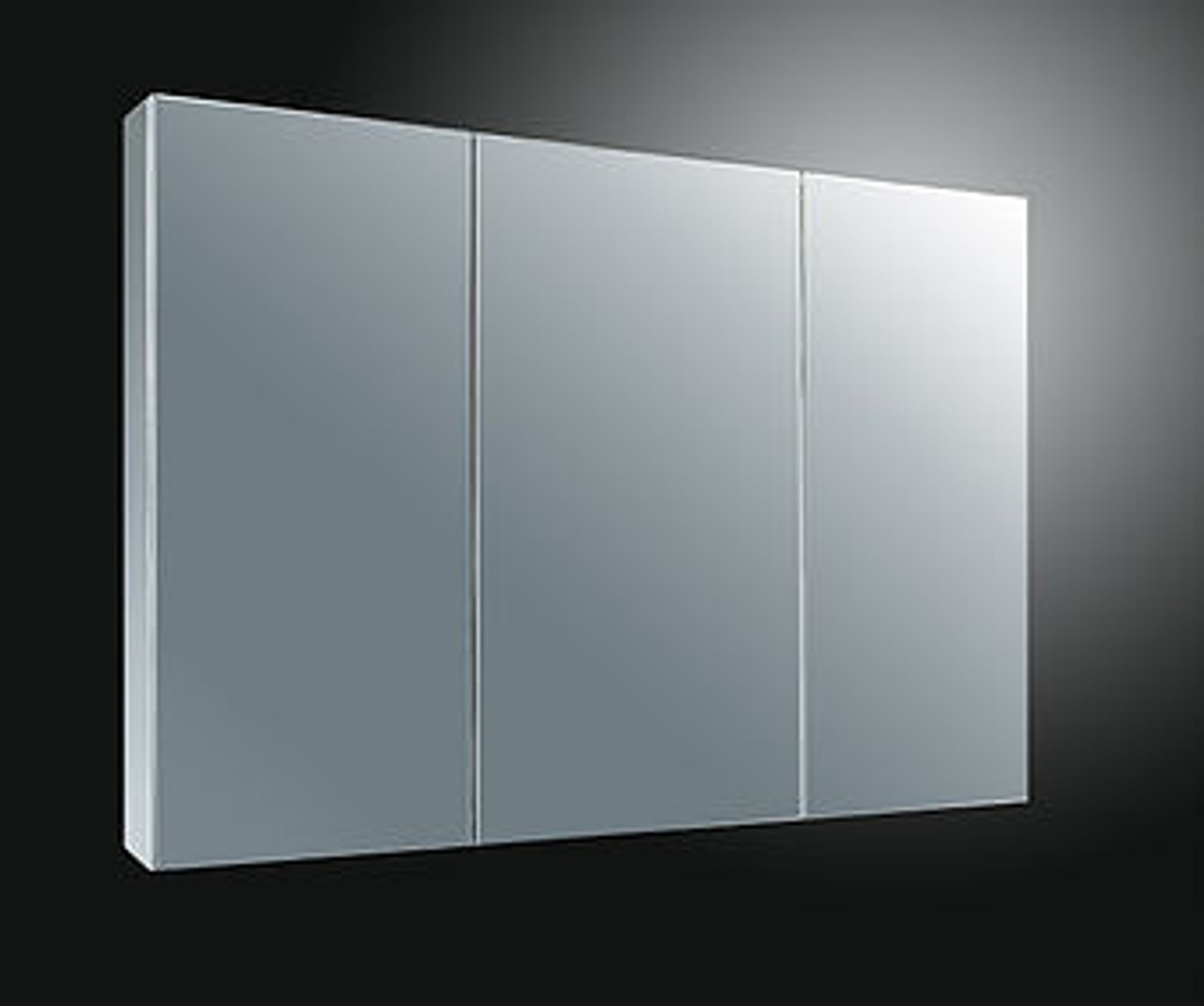 Ketcham Lighted Mirror Medicine Cabinets Stainless Steel Series - Tri-View