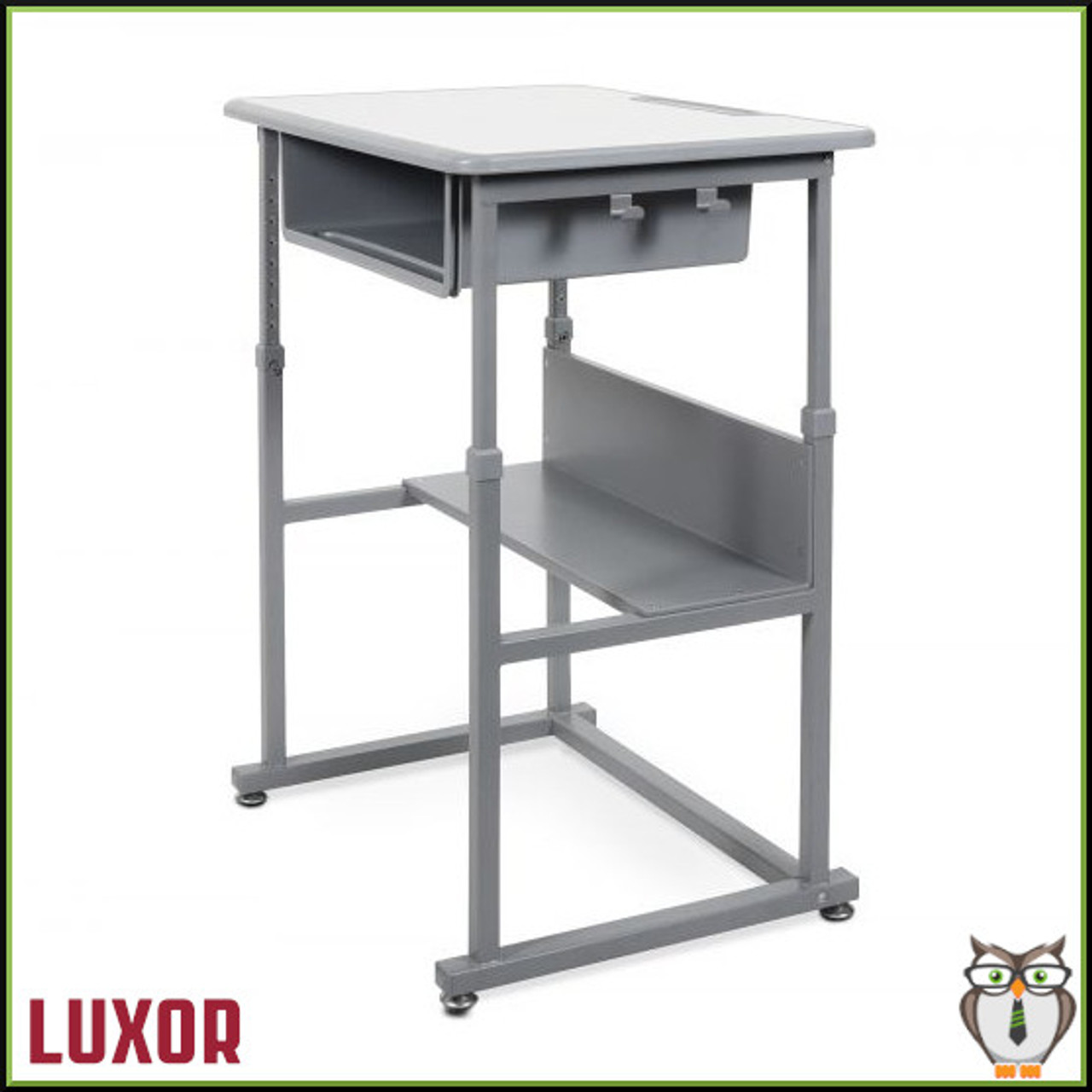 Student Desk - Manual Adjustable Desk (STUDENT-M) - Right Angle