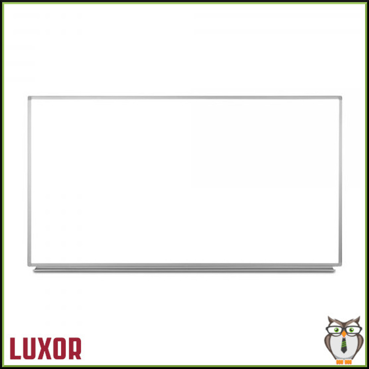 72"W x 40"H Wall-Mounted Magnetic Whiteboard (WB7240W) - Front