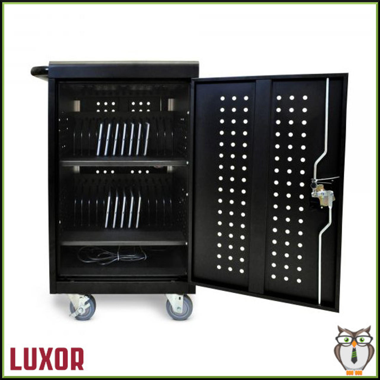 Luxor 30-Tablet / Chromebook Charging Cart (LLTM30-B) - Charging Tablets