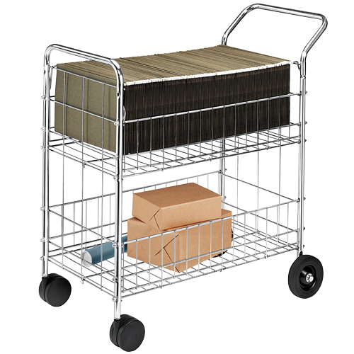 Mail Cart - Chrome Mail Cart - Chrome