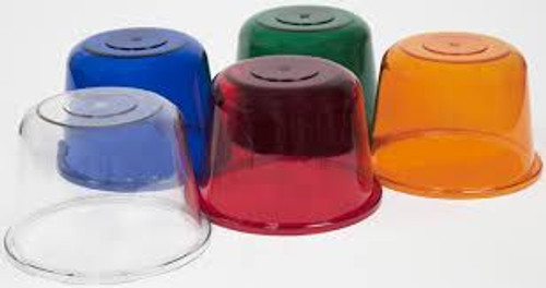 RF6 AC Rotating Beacon Replacement Dome - Amber