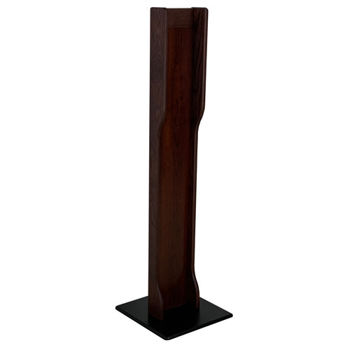 Hand Sanitizer Dispenser Stand, Elegant Design-Mahogany