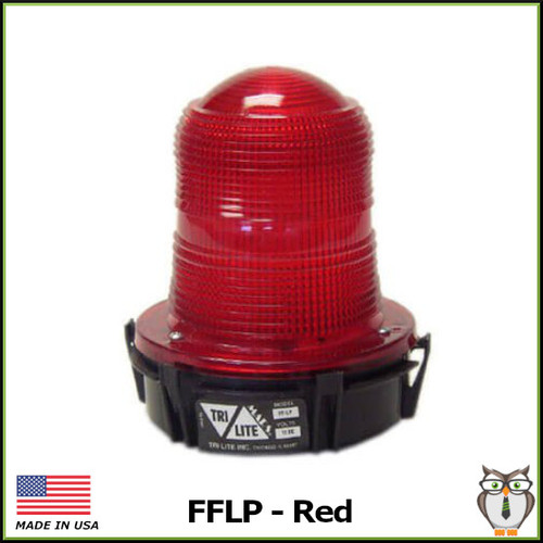 FFLP AC Flashing Light - Red