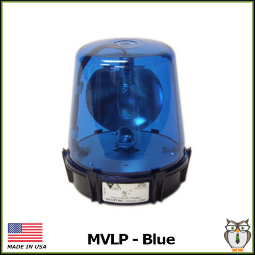 MVLP AC/DC Rotating Beacon Light - Blue MVLP AC/DC Rotating Beacon Light - Blue