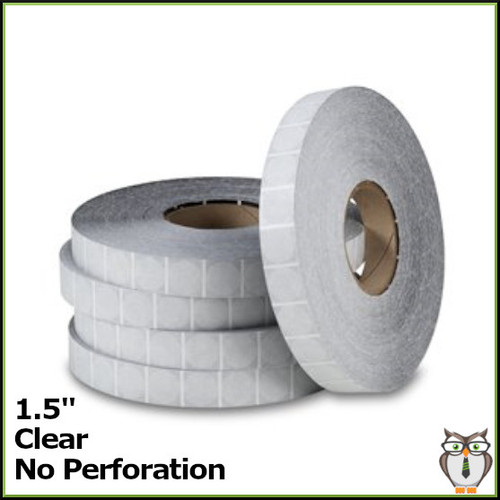 Staplex® Tabster Clear 1.5" Tabs (TB-1.5CL) image