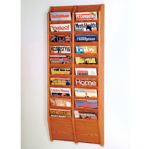 Cascade 20 Pocket Magazine Rack