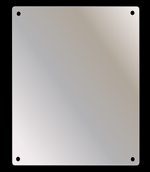 Supply Owl Flat Mirror Series - Stainless Steel Mirrors Supply Owl Flat Mirror Series - Stainless Steel Mirrors