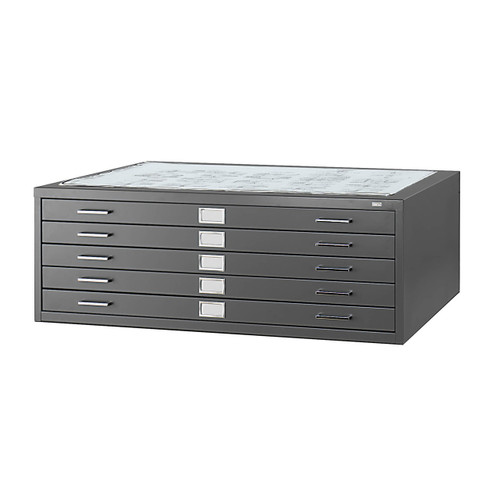 Safco 5-Drawer Steel Flat File for 30" x 42" D