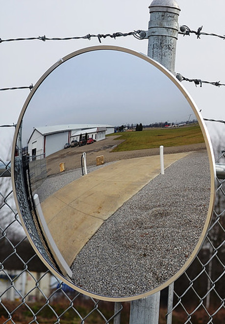 48" Convex-Acrylic Shatter Resistant Hardboard Back (OUTDOOR USE)