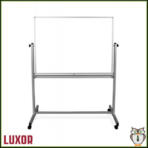 Luxor 48"W x 36"H Double-Sided Magnetic Whiteboard (MB4836WW) - Front Luxor 48"W x 36"H Double-Sided Magnetic Whiteboard (MB4836WW) - Front