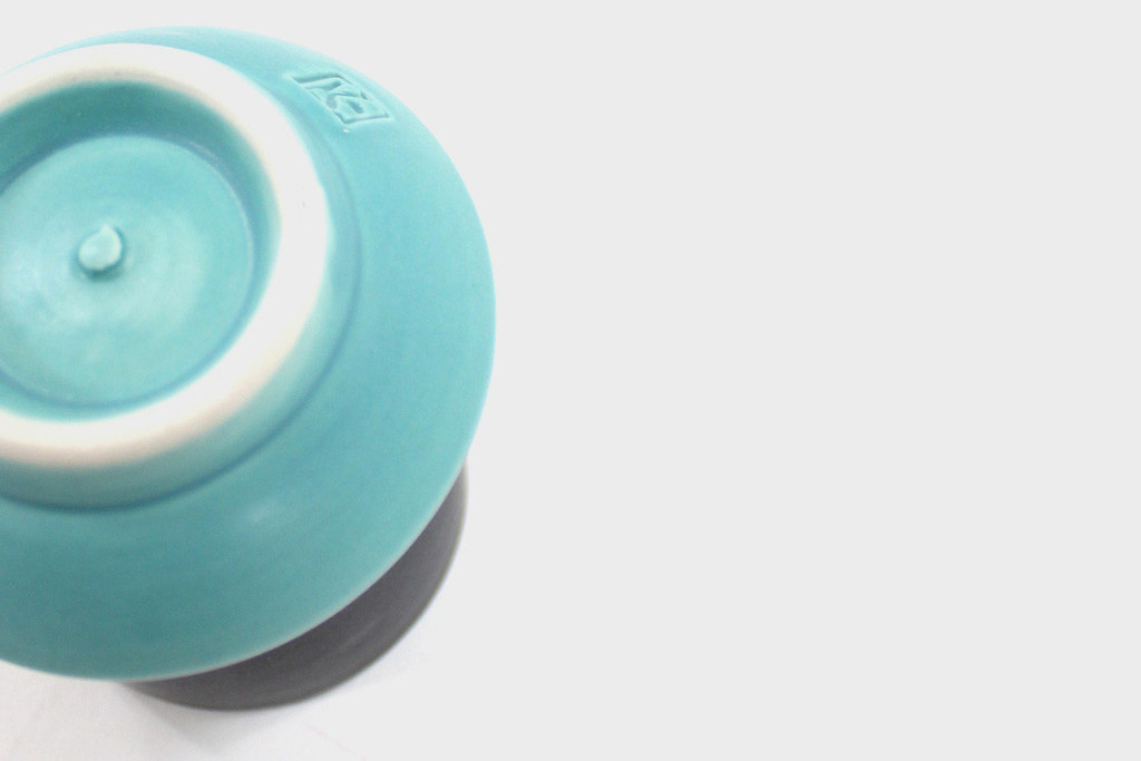 Teal Yunomi Split Cup