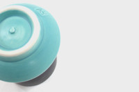 Teal Yunomi Split Cup