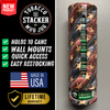 ZLYD© Battle Stitched Tobacco Stacker – 10-Can Wall & Desk Storage System