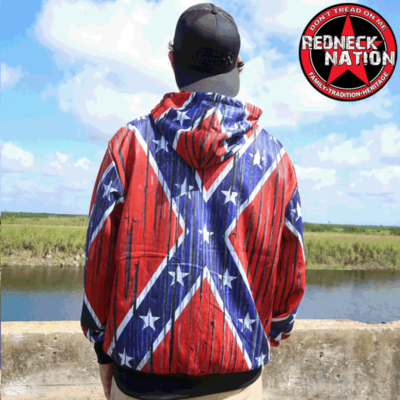 Redneck Nation© Confederate Hoodie is the #1 selling hoodie online