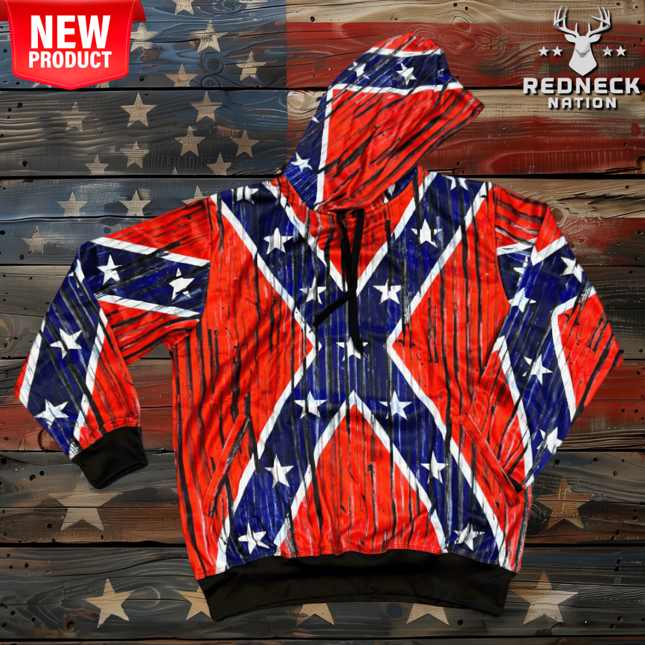Redneck Nation Confederate Hoodie is the 1 selling hoodie online
