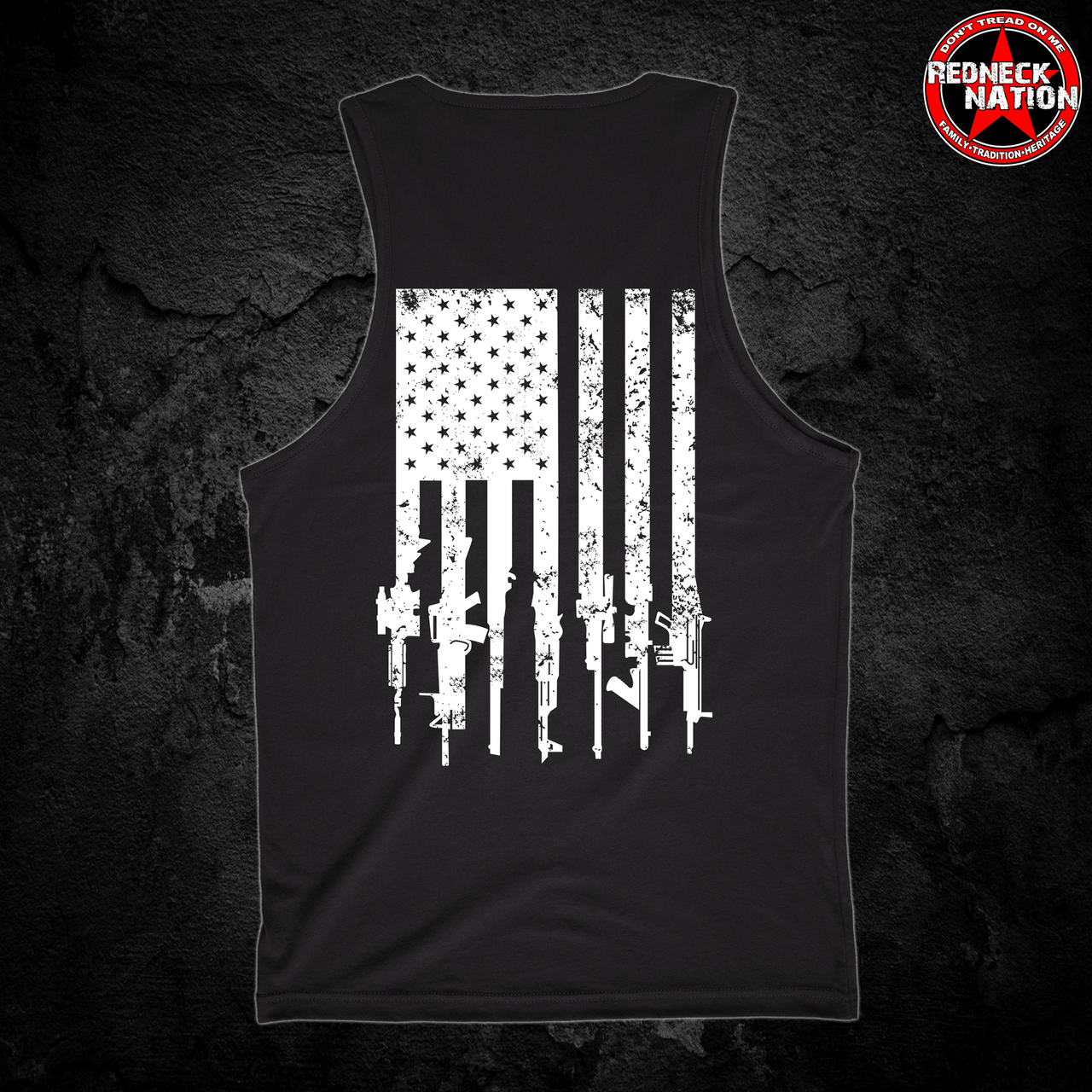 Redneck Nation© Gun Flag Ripper Sleeveless RNS122-2700 - Redneck Nation