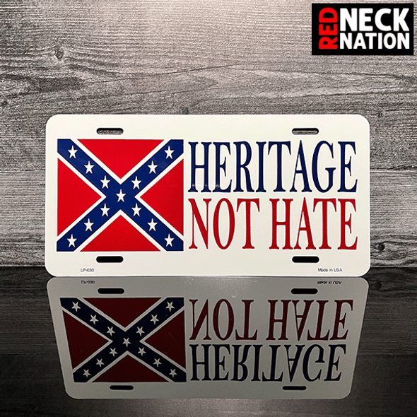 Heritage Not Hate Metal Plate RNLP-030