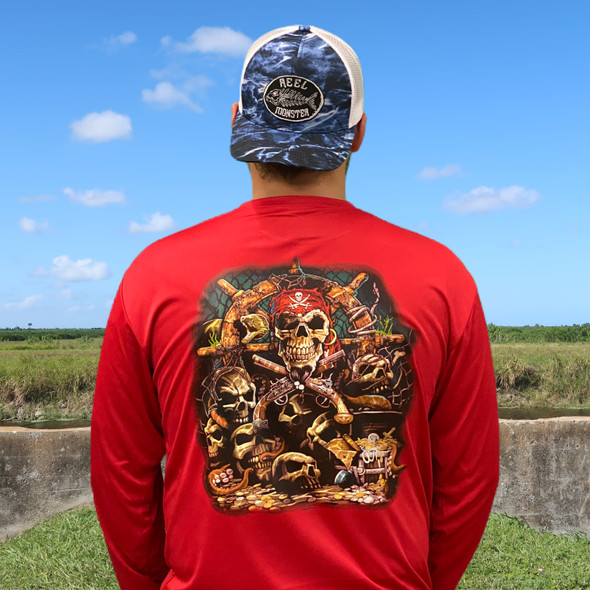 The Pirates Treasure Reel Monster© Shirt RMPTSS-2000 - Redneck Nation