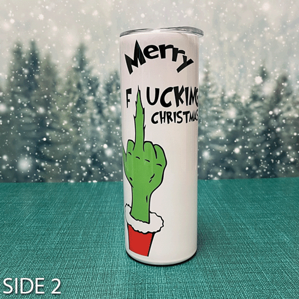Merry F*cking Christmas Grinch Tumbler