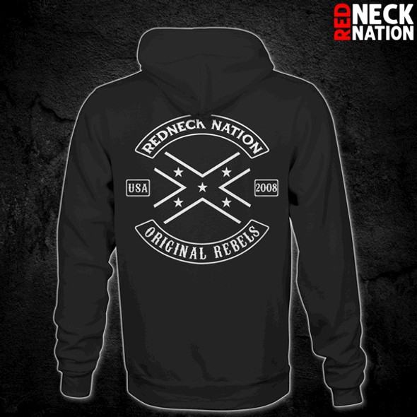 Redneck Nation Original Rebels Confederate Hoodie