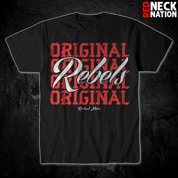Redneck Nation Original Rebels Cursive Shirt