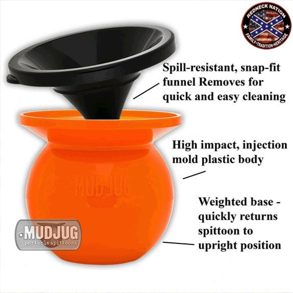 Orange Mud Jug© Classic Jug