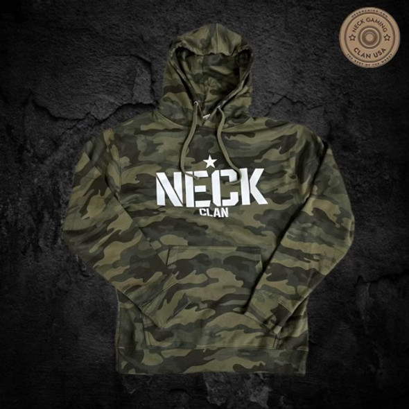 Neck Clan Star Green Camo Hoodie