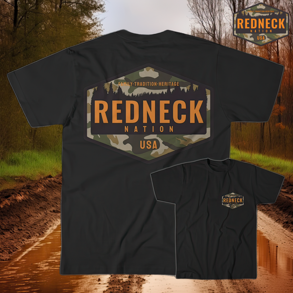 Redneck Nation© Hunting Series Camo Logo Shirt