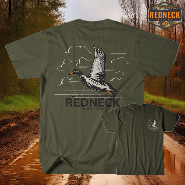 Redneck Nation© Hunting Series Duck Flight Shirt