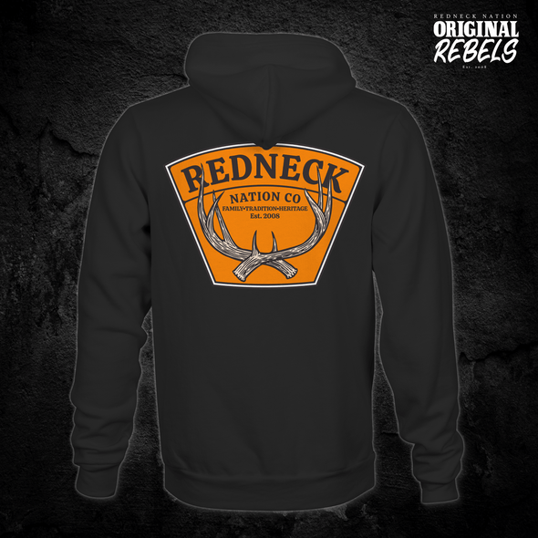 Redneck Nation© Hunting Series Antlers Hoodie