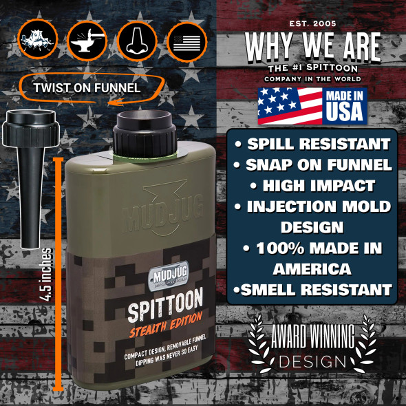 Mud Jug© Confederate Camo Stealth© Jug