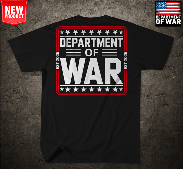 Department of War Banner T- Shirt