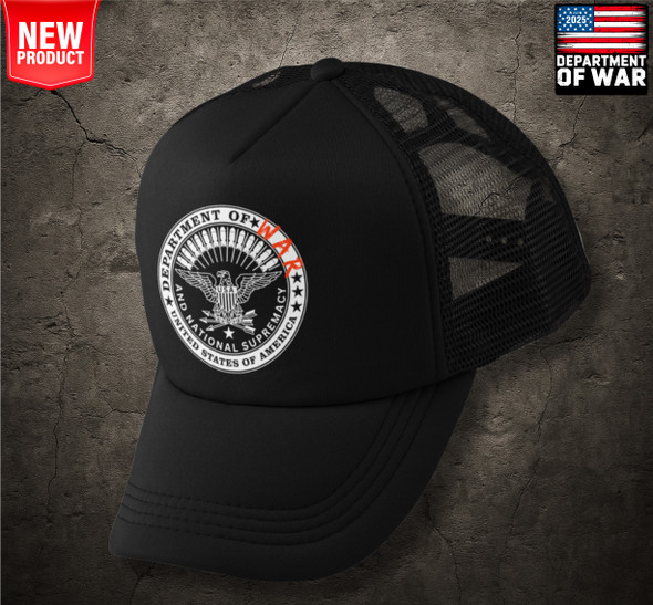 Department Of War Supreme Trucker Hat