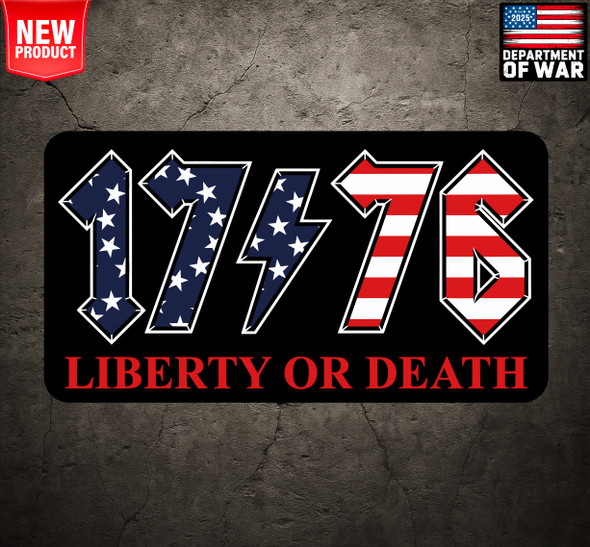 1776 Liberty ACDC Flag Sticker