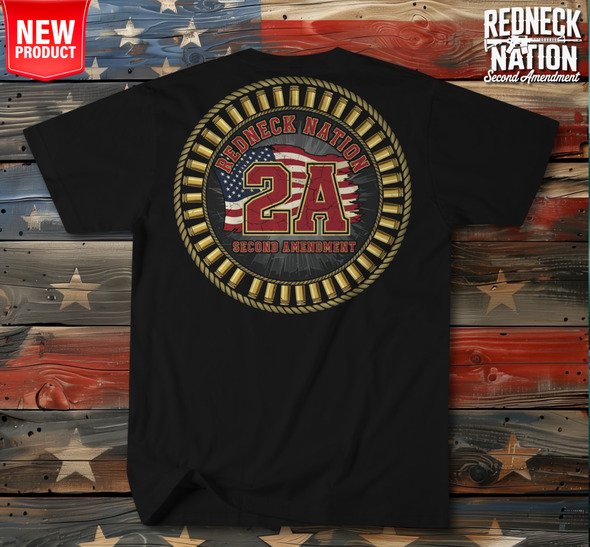 Redneck Nation 2A Crest T- Shirt Redneck Nation 2A Crest T- Shirt