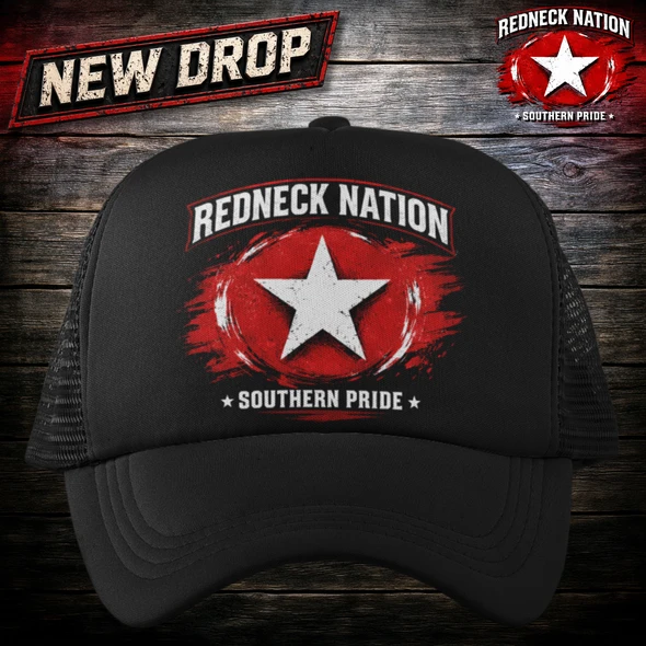 Redneck Red Rebel Uprising Trucker Hat